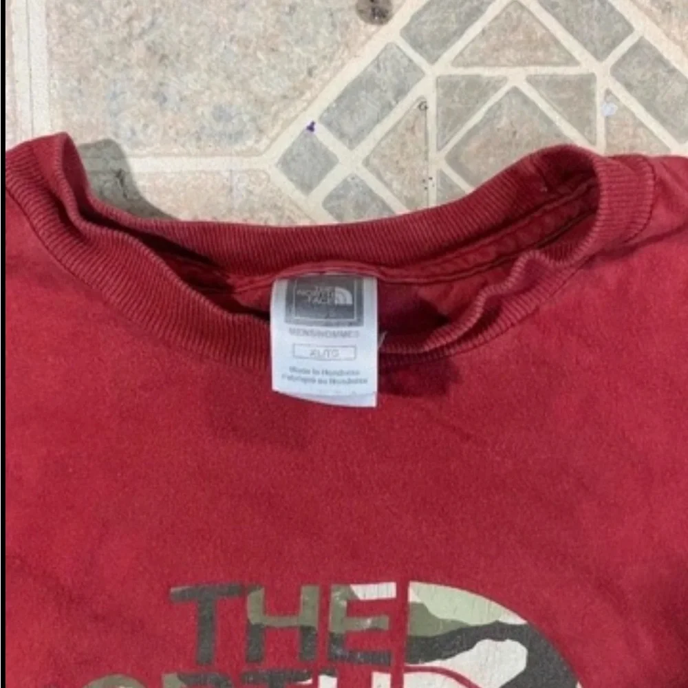 The North Face Red Logo Crewneck T-Shirt
